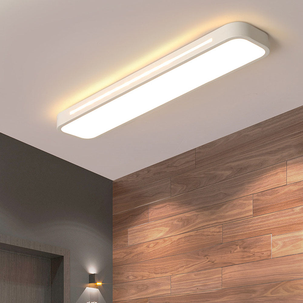 Slim Iron and Acrylic LED Ceiling Light
