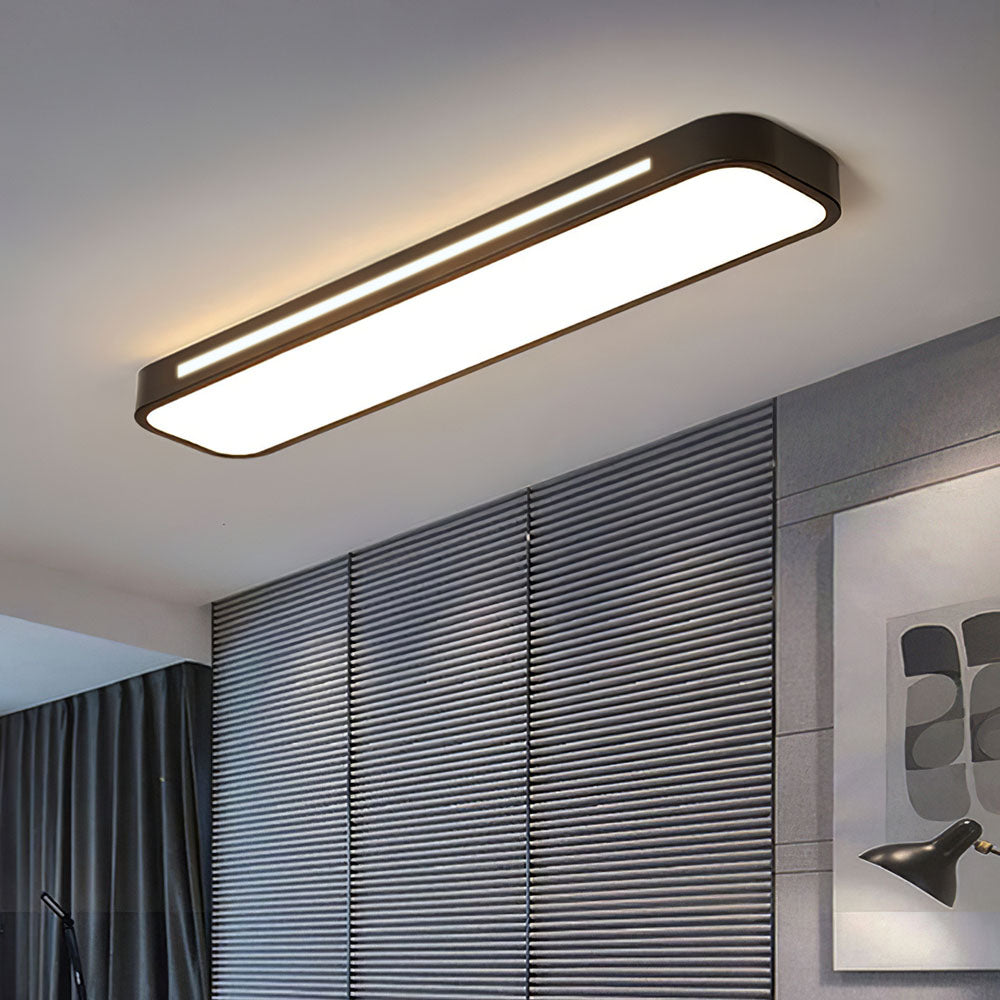 Slim Iron and Acrylic LED Ceiling Light
