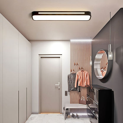 Slim Iron and Acrylic LED Ceiling Light