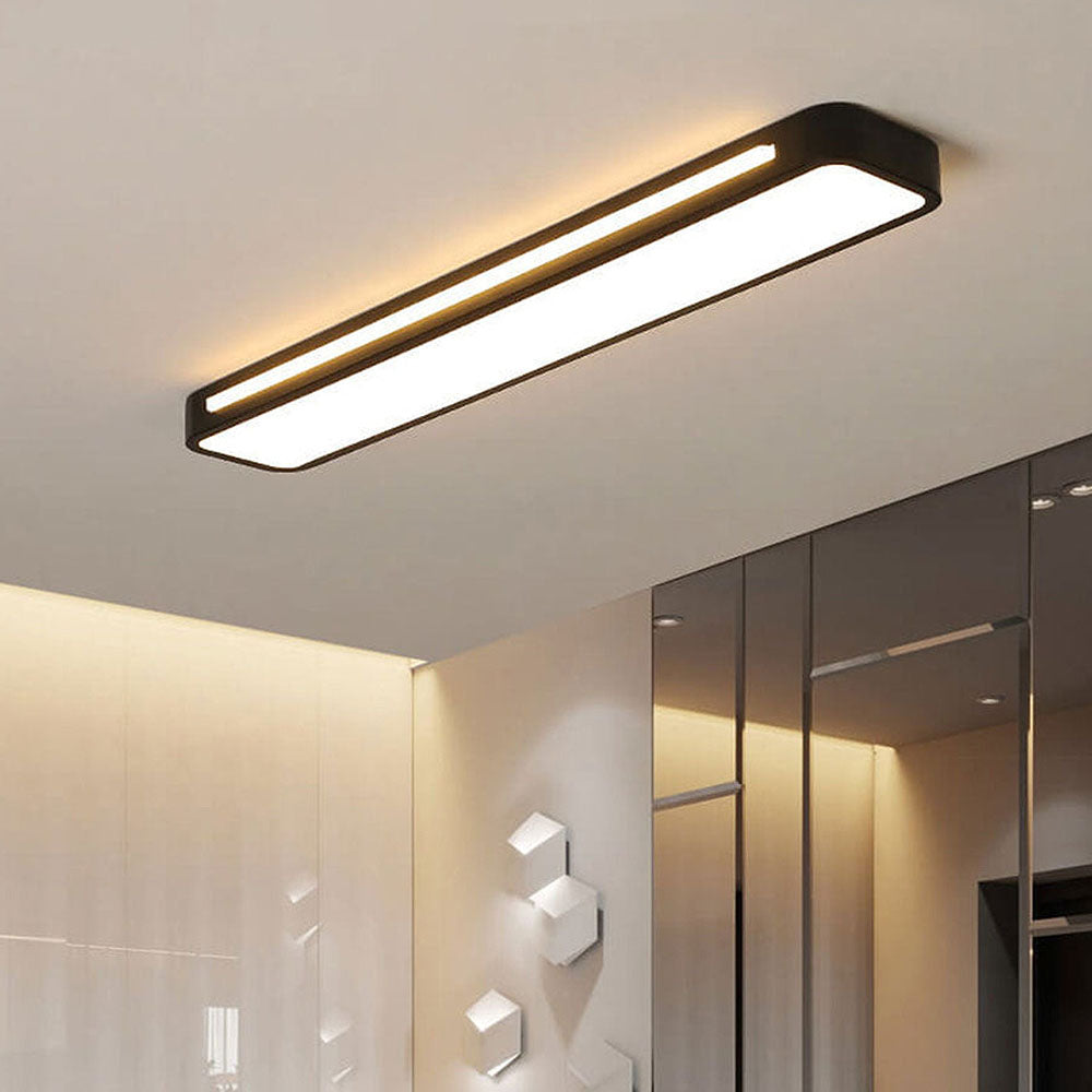 Slim Iron and Acrylic LED Ceiling Light