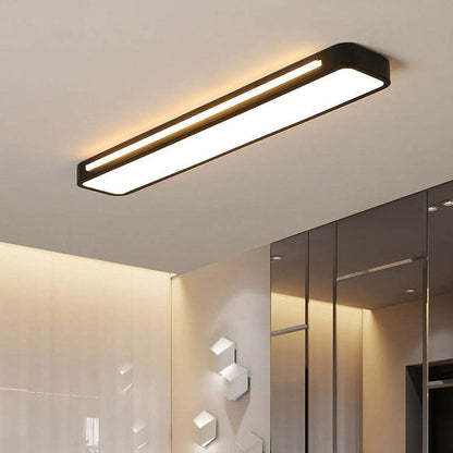 Slim Iron and Acrylic LED Ceiling Light