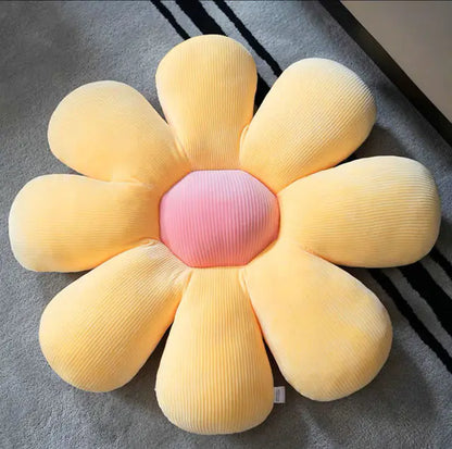Soft Floral Patterned Chair Cushion