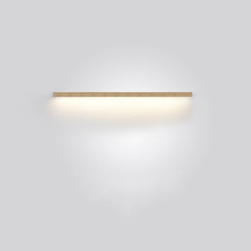 Natural Wooden Japanese LED Wall Lamp