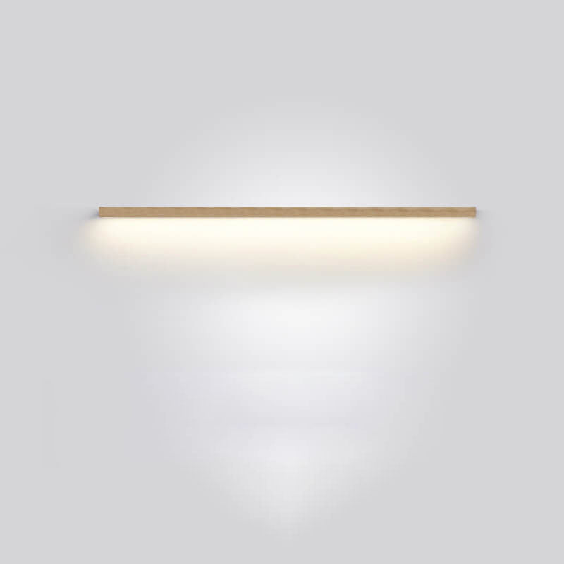 Natural Wooden Japanese LED Wall Lamp