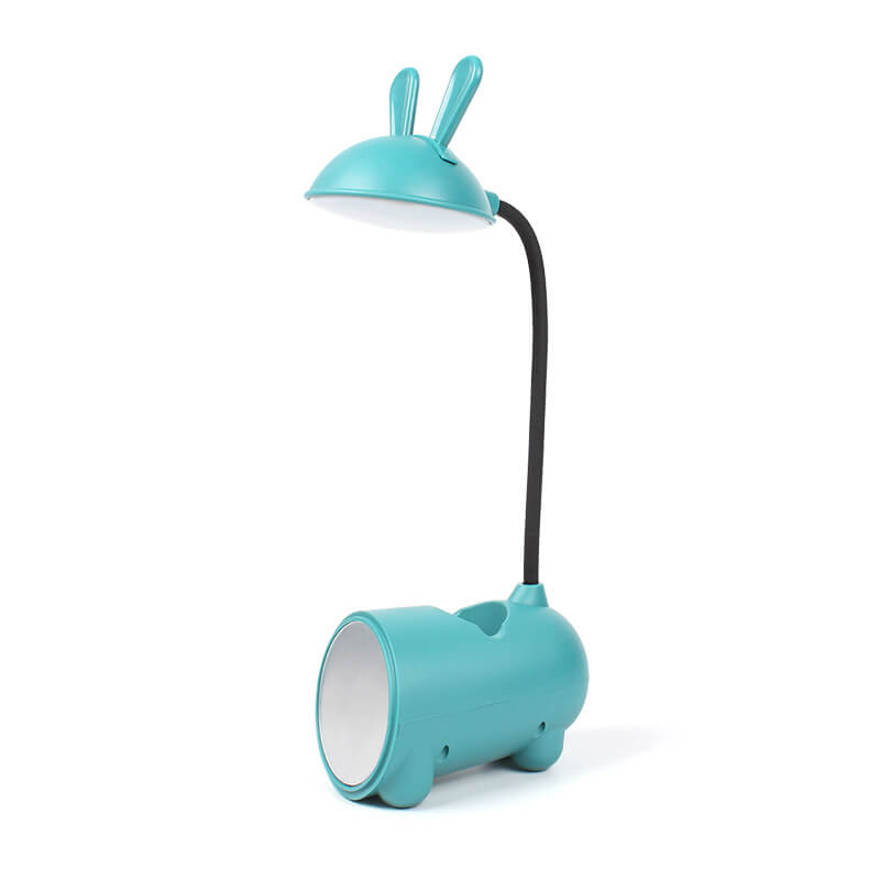 Compact LED Desk Light with USB Port and Pen Stand