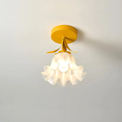 Small Floral Hanging Lamp