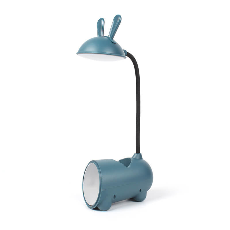 Compact LED Desk Light with USB Port and Pen Stand