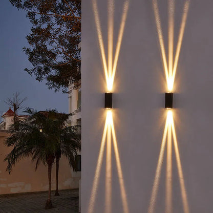 Befez | Stylish Weatherproof Outdoor LED Wall Lamp – Slim Metal Fixture