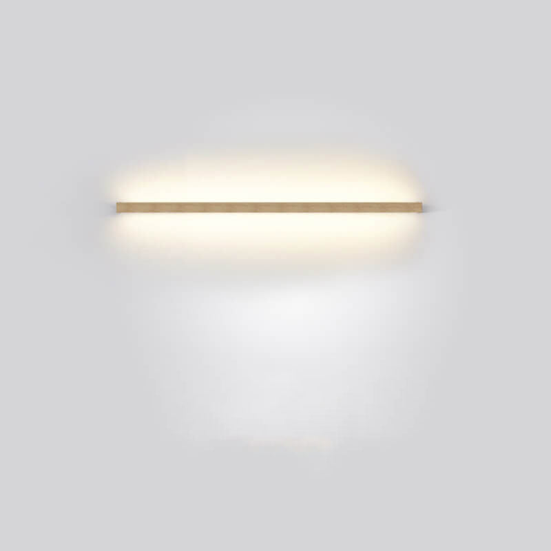 Natural Wooden Japanese LED Wall Lamp
