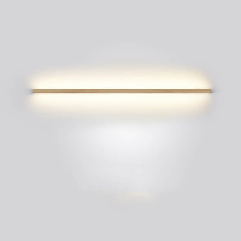 Natural Wooden Japanese LED Wall Lamp