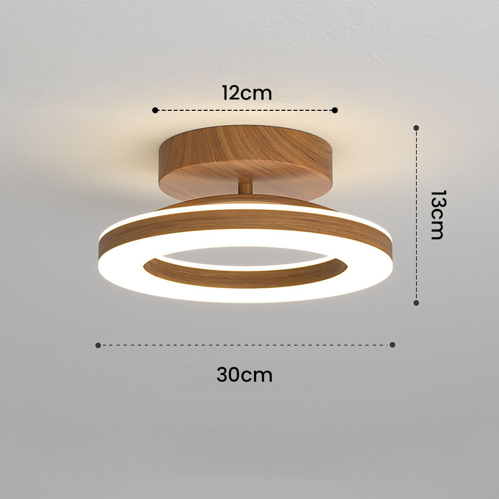 Circular LED Ceiling Light for Hallway and Entryway