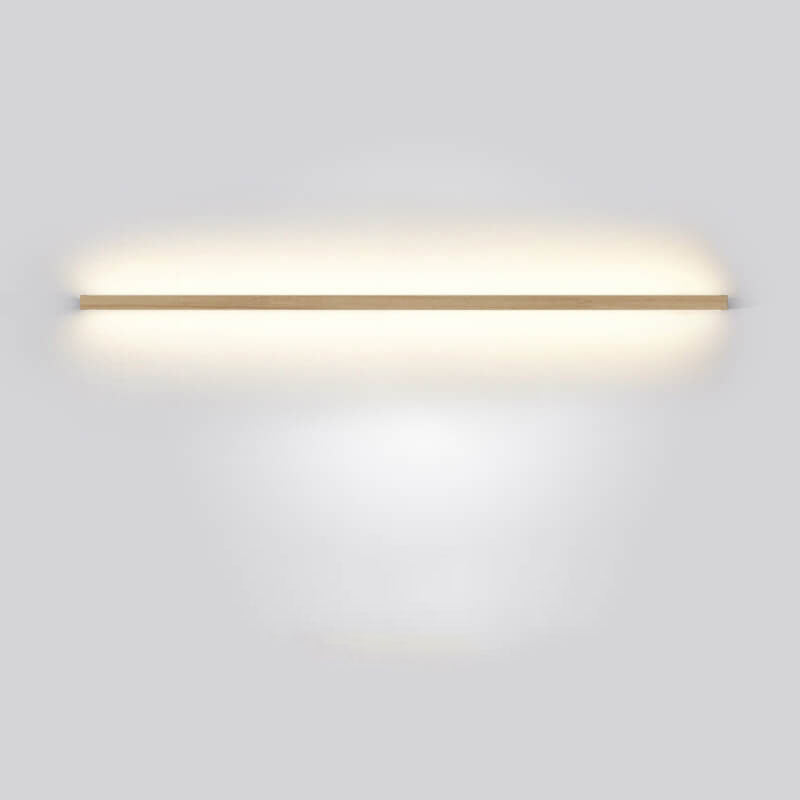 Natural Wooden Japanese LED Wall Lamp