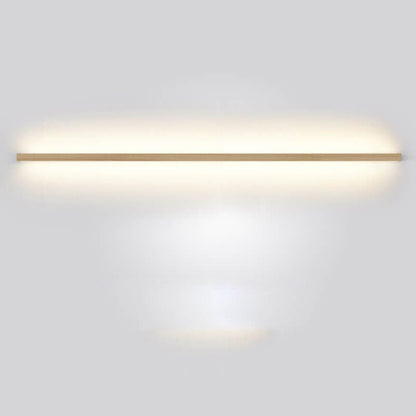 Natural Wooden Japanese LED Wall Lamp