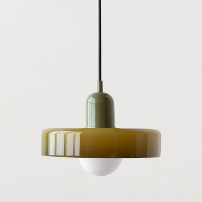 Colorful Glass Hanging Light Fixture