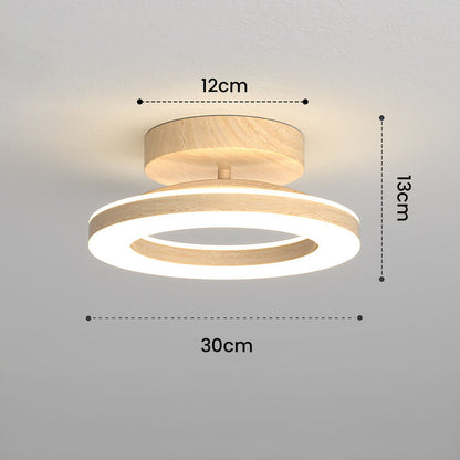 Circular LED Ceiling Light for Hallway and Entryway