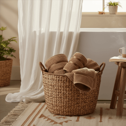 Luxurious Cotton Bath Towels Set