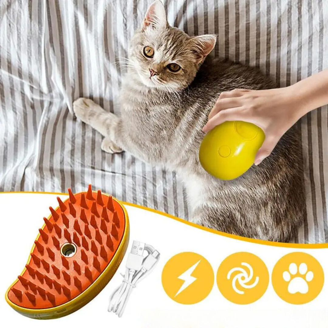 Gentle Pet Grooming Steam Brush