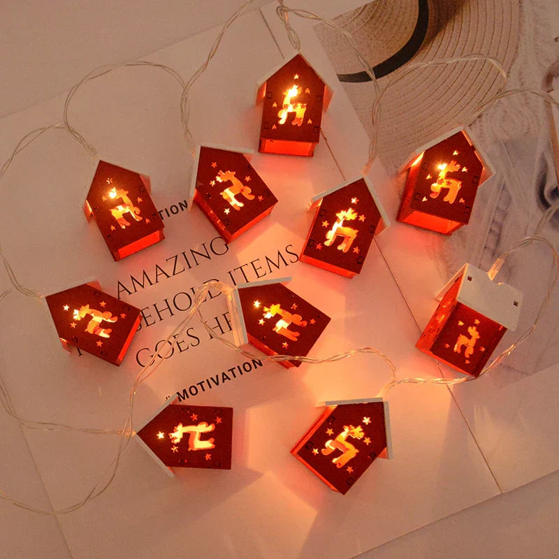 Cozy Wooden LED Home Lighting Strip