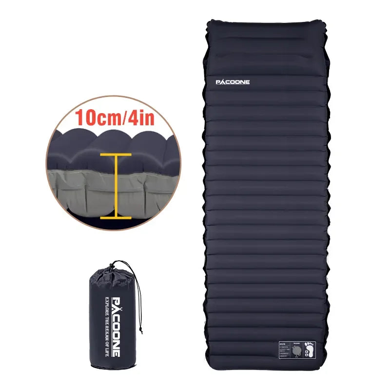 Lightweight Portable Camping Air Mattress with Pump