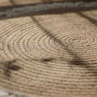 Natural Fiber Jute Area Rug for Home Decor