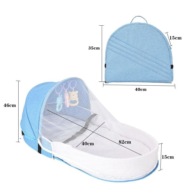 Compact Travel Baby Bed Backpack