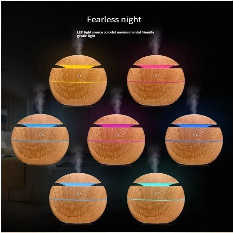 Compact Portable Mini Air Humidifier with LED Night Light