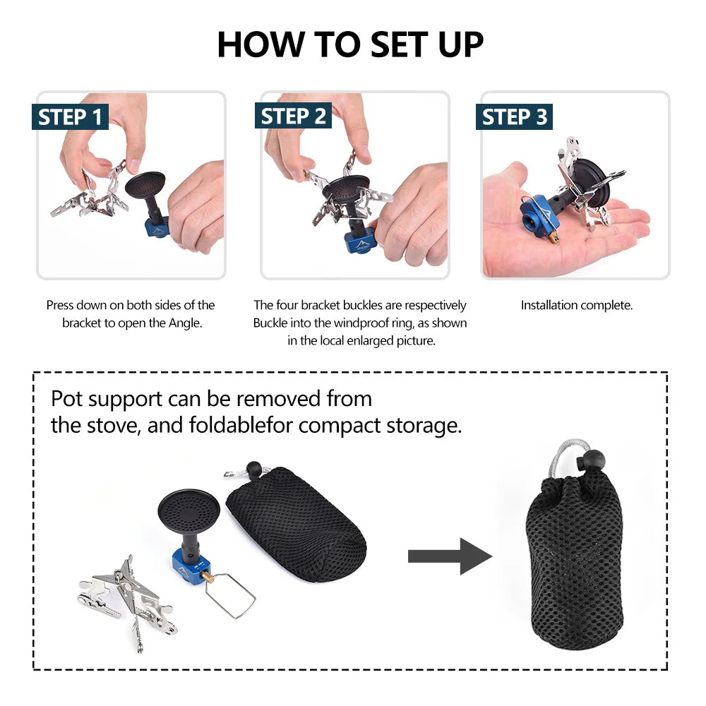 Compact Outdoor Gas Stove