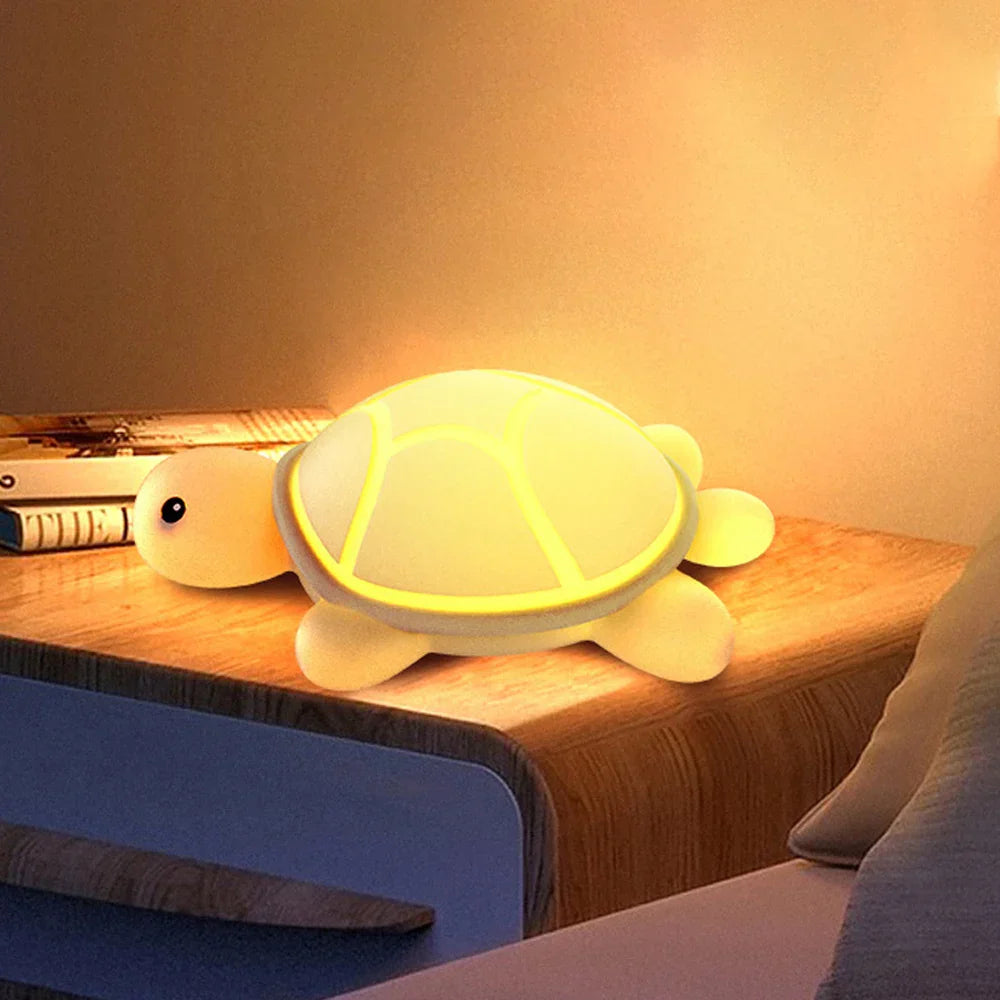 Adorable Turtle LED Night Lamp Soft Color Changing - Befez