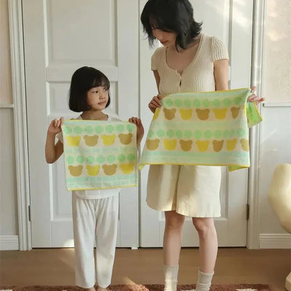 Adorable Teddy Bear Soft Cotton Towels