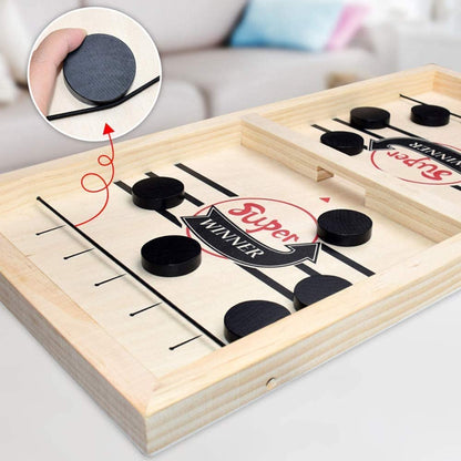 Fun Family Wooden Air Hockey Table Game