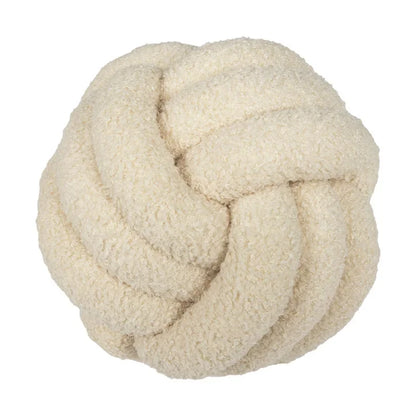 Textured Rope Knot Decor Pillow