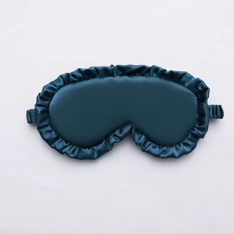 Silky Eye Mask with Ruffles for Sleep - Befez