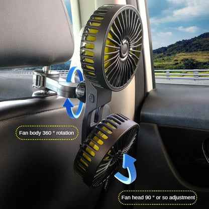 Compact Car Vent Cooler Fan with USB Charging - Befez