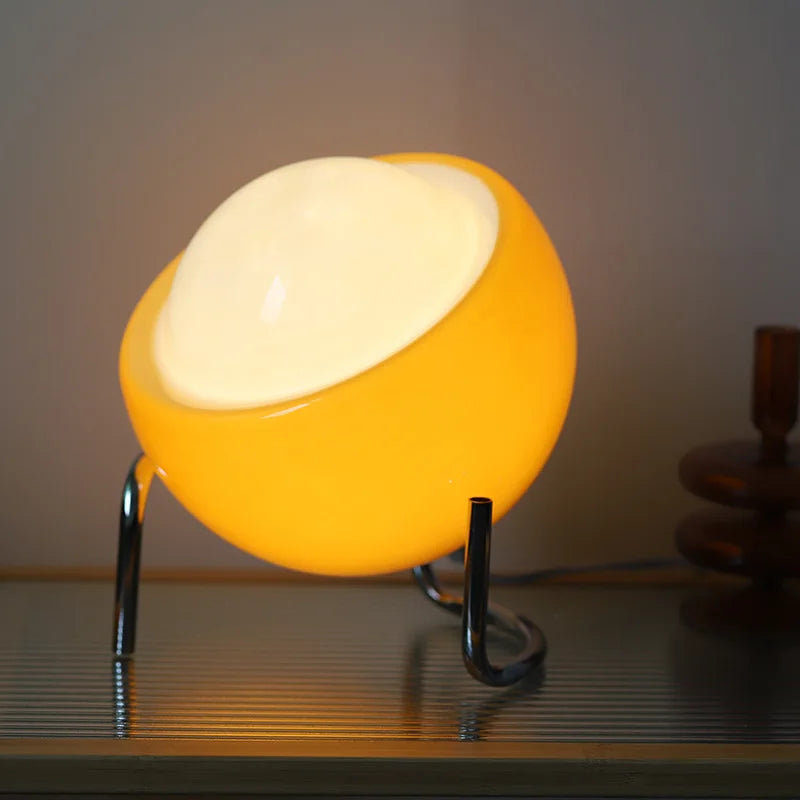 Classic Glass Desk Lamp with LED Light - Befez