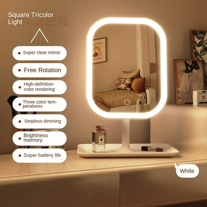 Bright LED Vanity Mirror with Adjustable Lighting - Befez