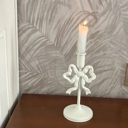 Rustic Metal Candle Lamp Holder