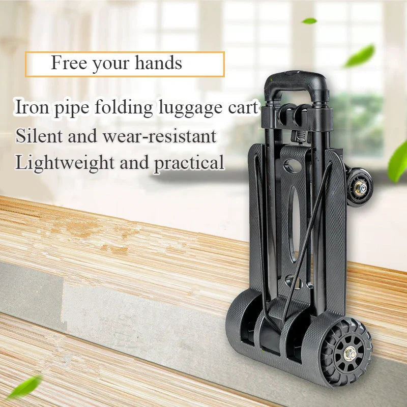 Compact Folding Dolly with Adjustable Handle
