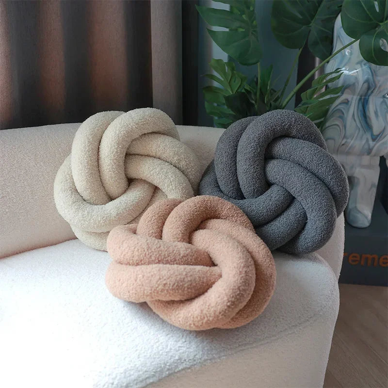 Soft Chunky Textured Throw Pillow