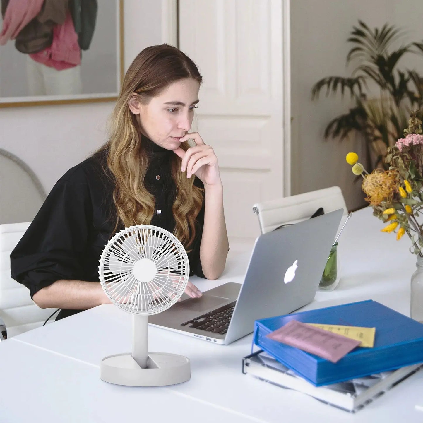 Portable Rechargeable Mini Folding Fan