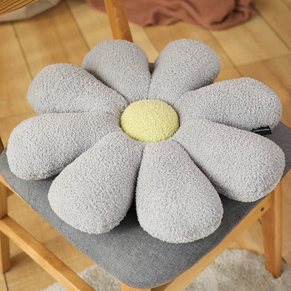 Soft Floral Pattern Throw Pillow
