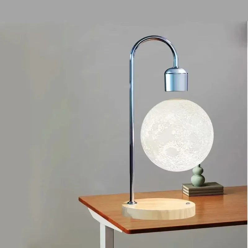 Floating LED Night Lamp with Wireless Charger