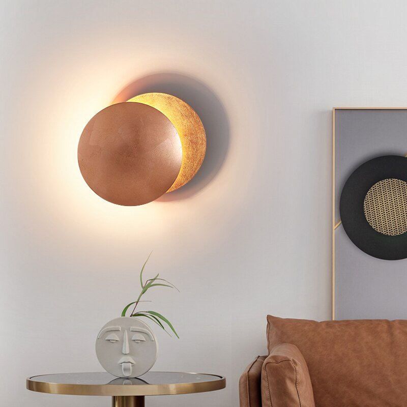 Unique Solar Eclipse Wall Light