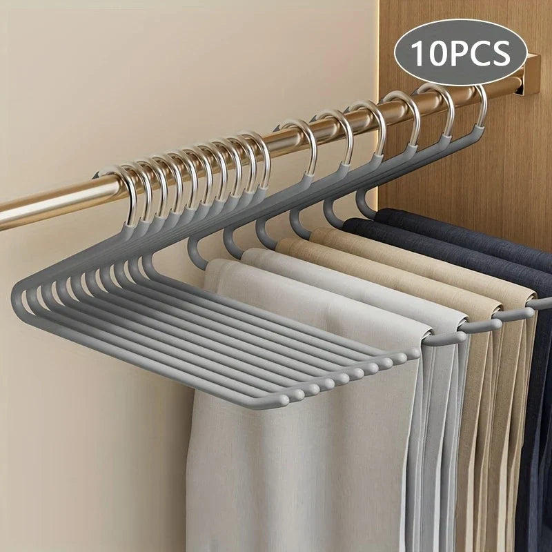 Sturdy Metal Open Pant Hangers with Rust Proof Coating