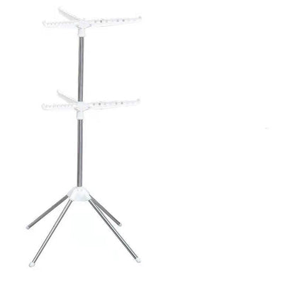 Compact Folding Metal Clothes Dryer Rack