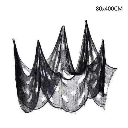 Spooky Fake Stretchy Web Halloween Decor