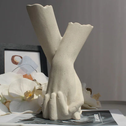 Romantic Couple Ceramic Vase
