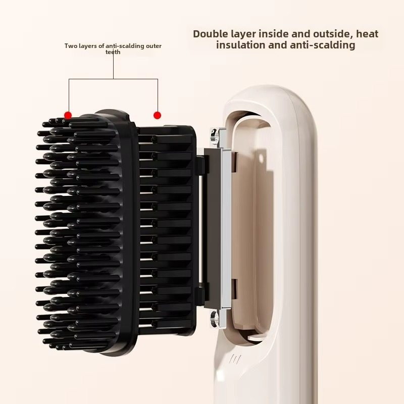 Easy Glide USB Ceramic Hair Straightener Comb