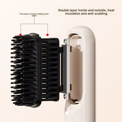 Easy Glide USB Ceramic Hair Straightener Comb