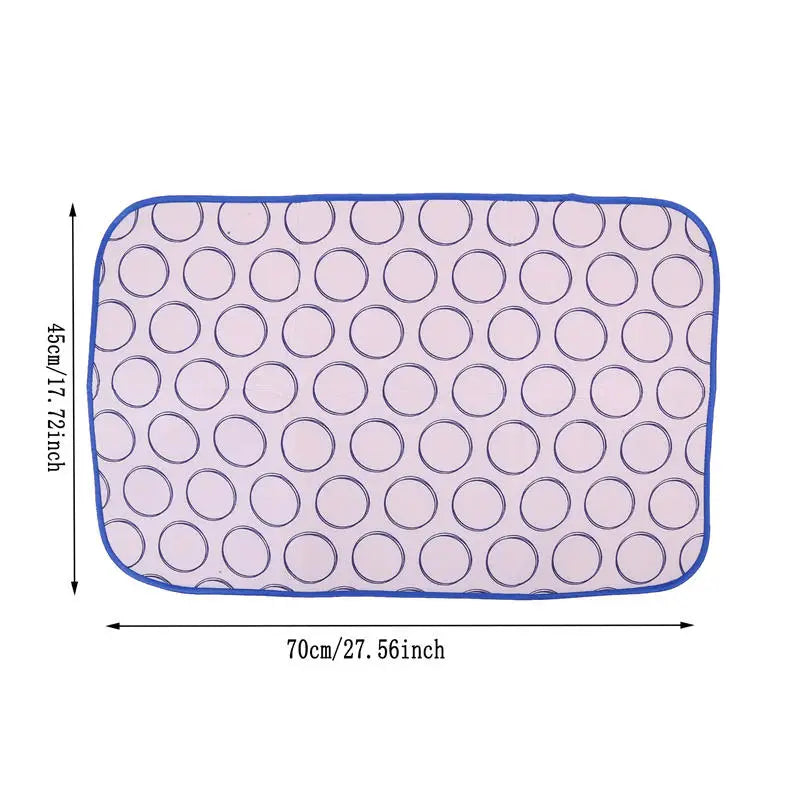 Portable Ironing Board with Heat Resistant Mat