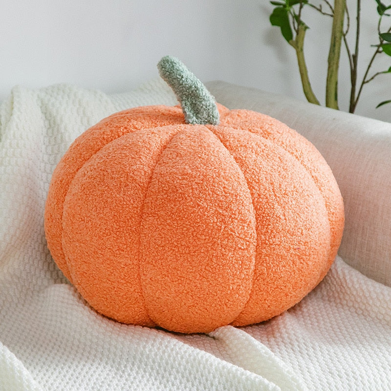 Cozy Orange Autumn Throw Pillows